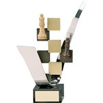 Trofeo ajedrez varios tamaños. Ref - BP217
