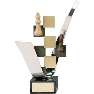 Trofeo ajedrez varios tamaños. Ref - BP217