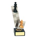 Trofeo ajedrez varios tamaños. Ref - BP428
