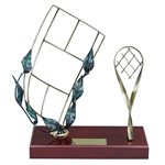 Trofeo raqueta y cancha de tenis varios tamaños. Ref - BP509